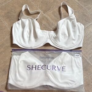 Women's Elegant White Underwire Bra